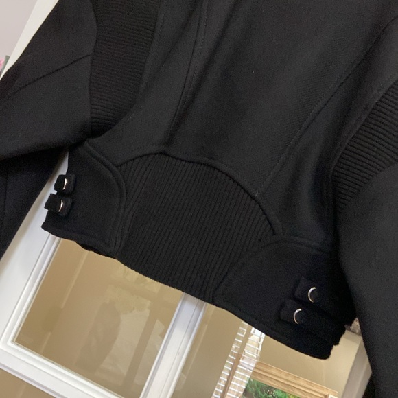 ZARA Manteco 75% Italian wool biker jacket - Picture 8 of 12